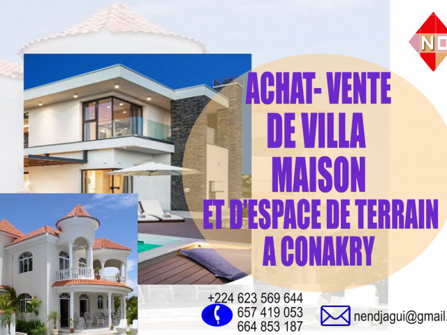 Service Immobilier à Conakry, Services de Construction, Conakry