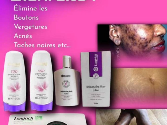 Différents Cosmétiques Longrich, Parfumerie - Cosmétique, Conakry