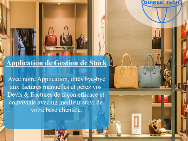 Application de Gestion de Commerce, Services aux Entreprises, Conakry