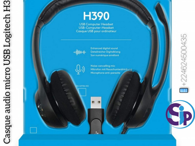 Casque Audio Micro USB Logitech H390, Ordinateurs - Moniteurs, Conakry