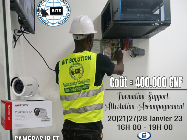 Formation en Vidéosurveillance, Cours - Formations, Conakry