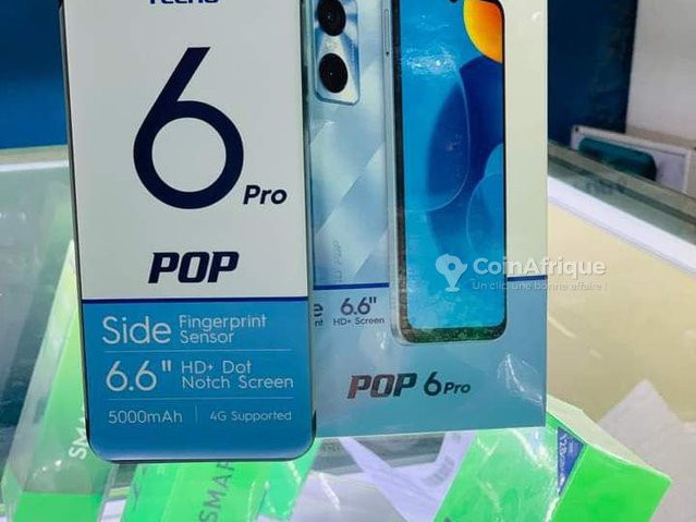 Tecno POP 6 Pro, Téléphones Mobiles, Conakry