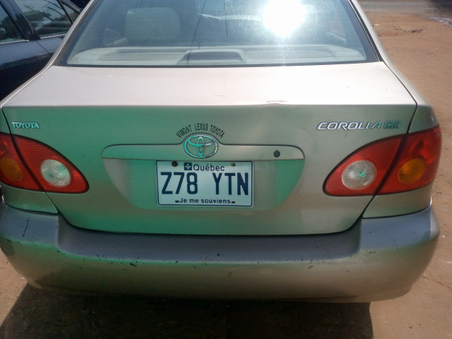 Toyota Corolla, Voitures, Conakry
