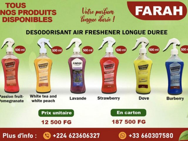 Différents Détergents, Produits de Nettoyage, Conakry