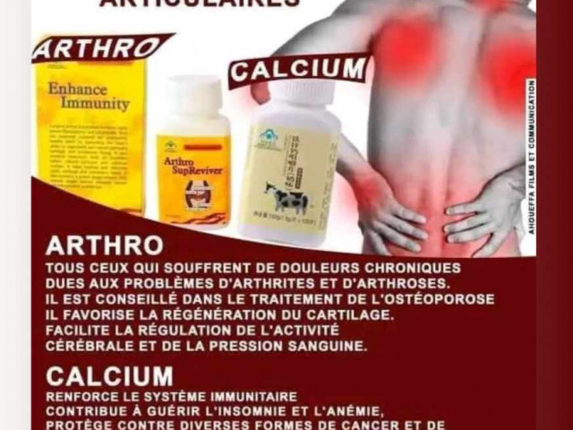 Arthro Longrich, Pharmacie - Suppléments, Conakry