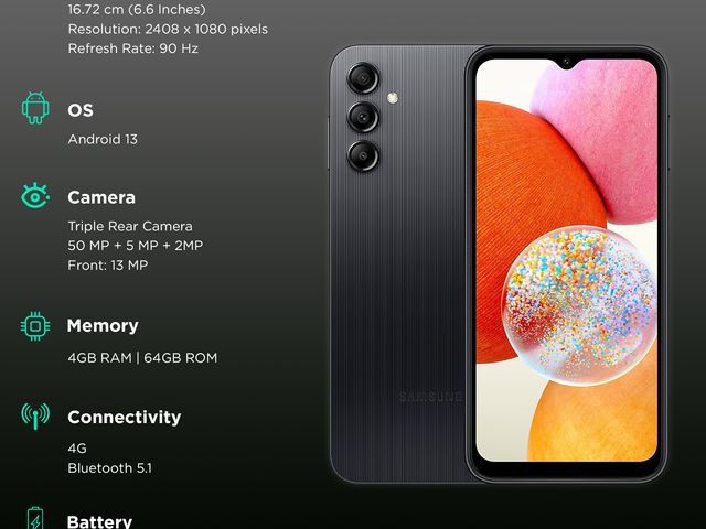 Samsung Galaxy A14, Téléphones Mobiles, Conakry