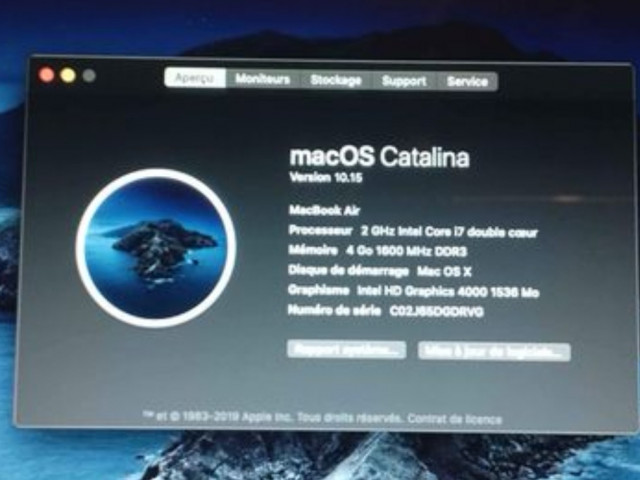 MacBook Air Core i7, Ordinateurs - Moniteurs, Conakry