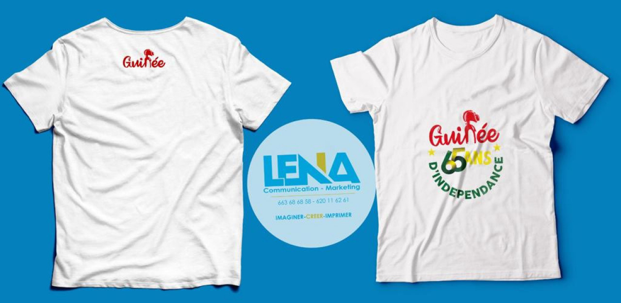 T-Shirt Guinée 65, Vêtements, Conakry