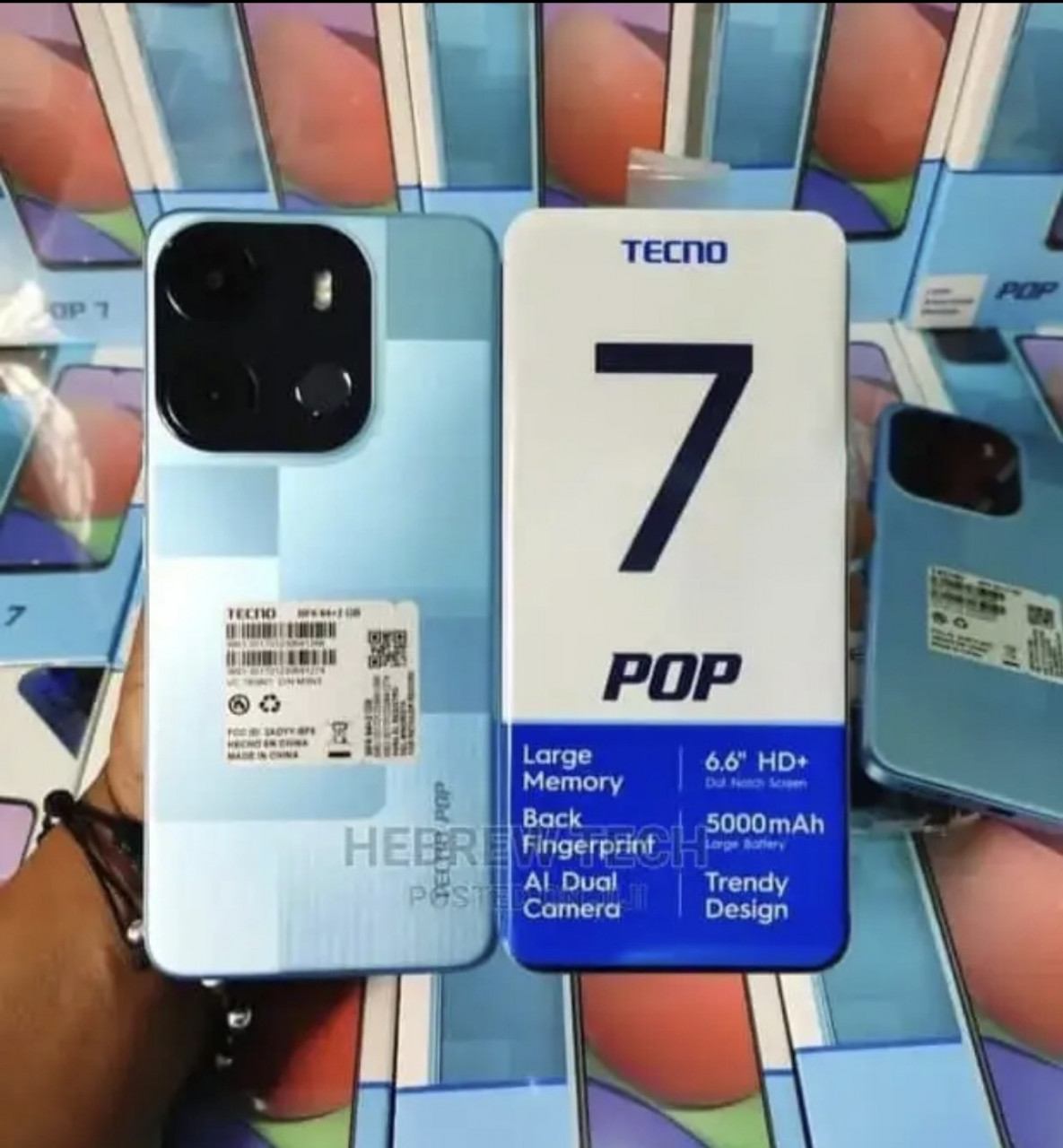 Tecno Pop 7, Téléphones Mobiles, Conakry