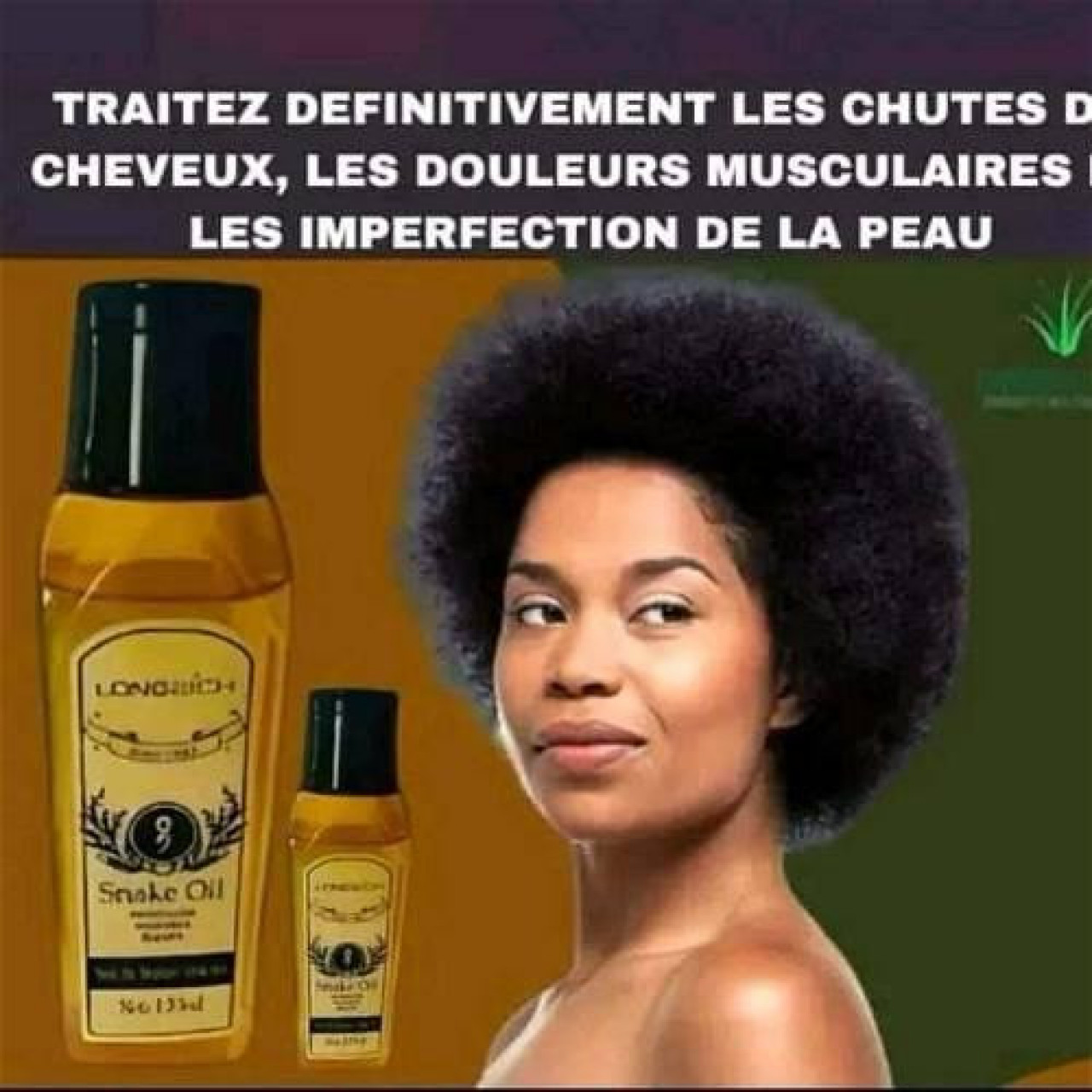 Snaik oil cheveux, Parfumerie - Cosmétique, Conakry