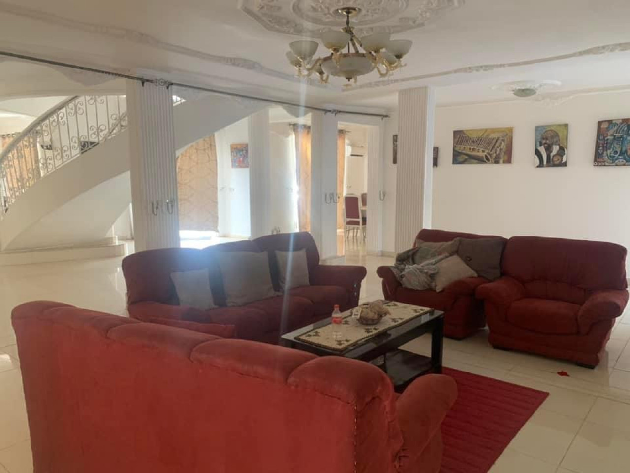 Jolie DUPLEX Climatisés avec une villa à Louerà lambany, Maisons, Conakry