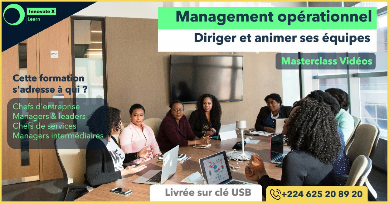 Management opérationnel - Diriger et animer ses équipes, Cours - Formations, Conakry