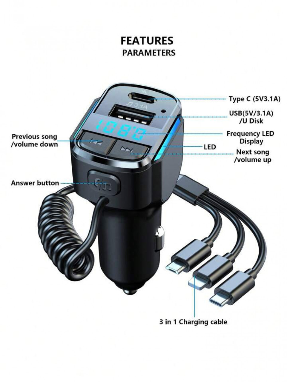 Vente d’un chargeur avec lecteur mp3, Électroménagers, Conakry