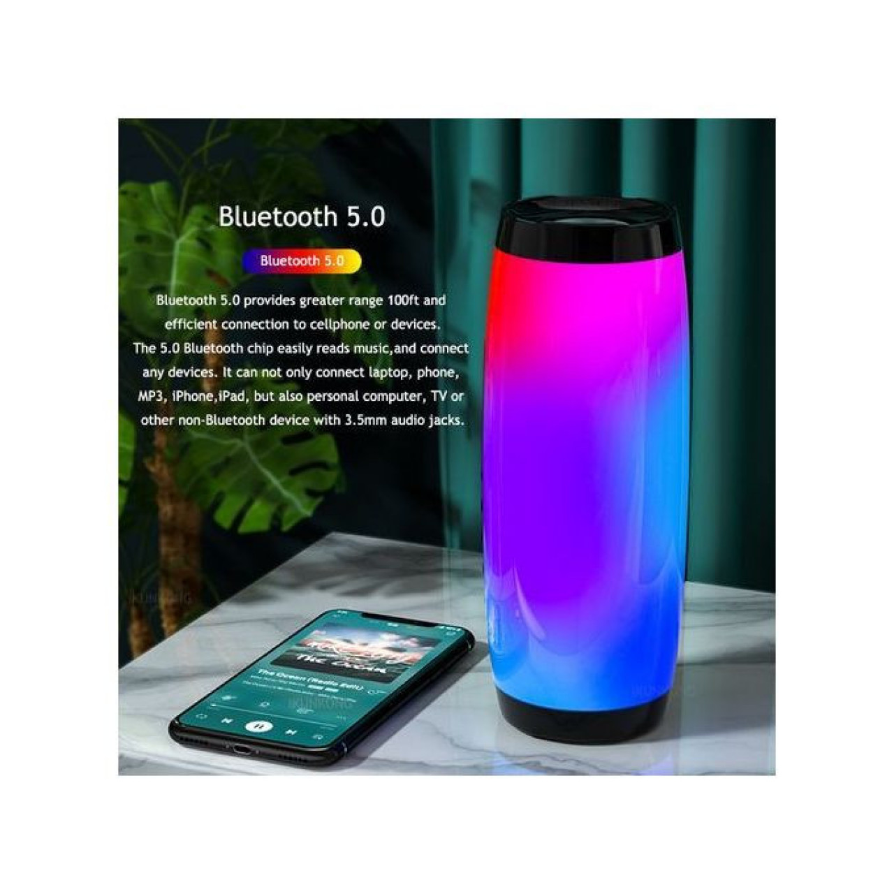 Haut parleur bluetooth sans fil et les lampe, TV - Audio - Vidéo, Conakry