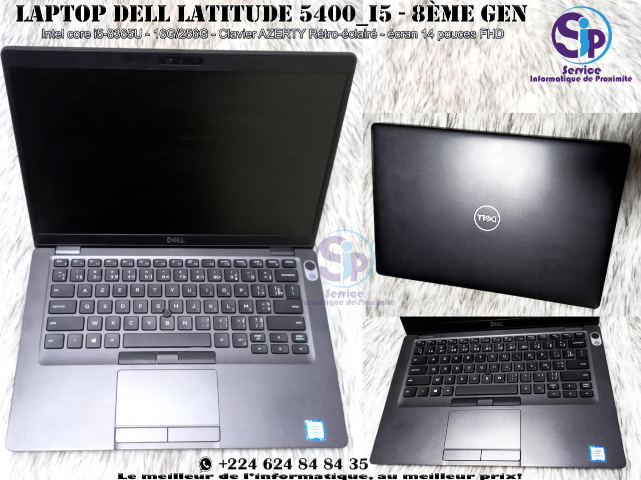 Laptop professionnel Dell Latitude 5400 _ i5 8ème Gen, Ordinateurs - Moniteurs, Conakry