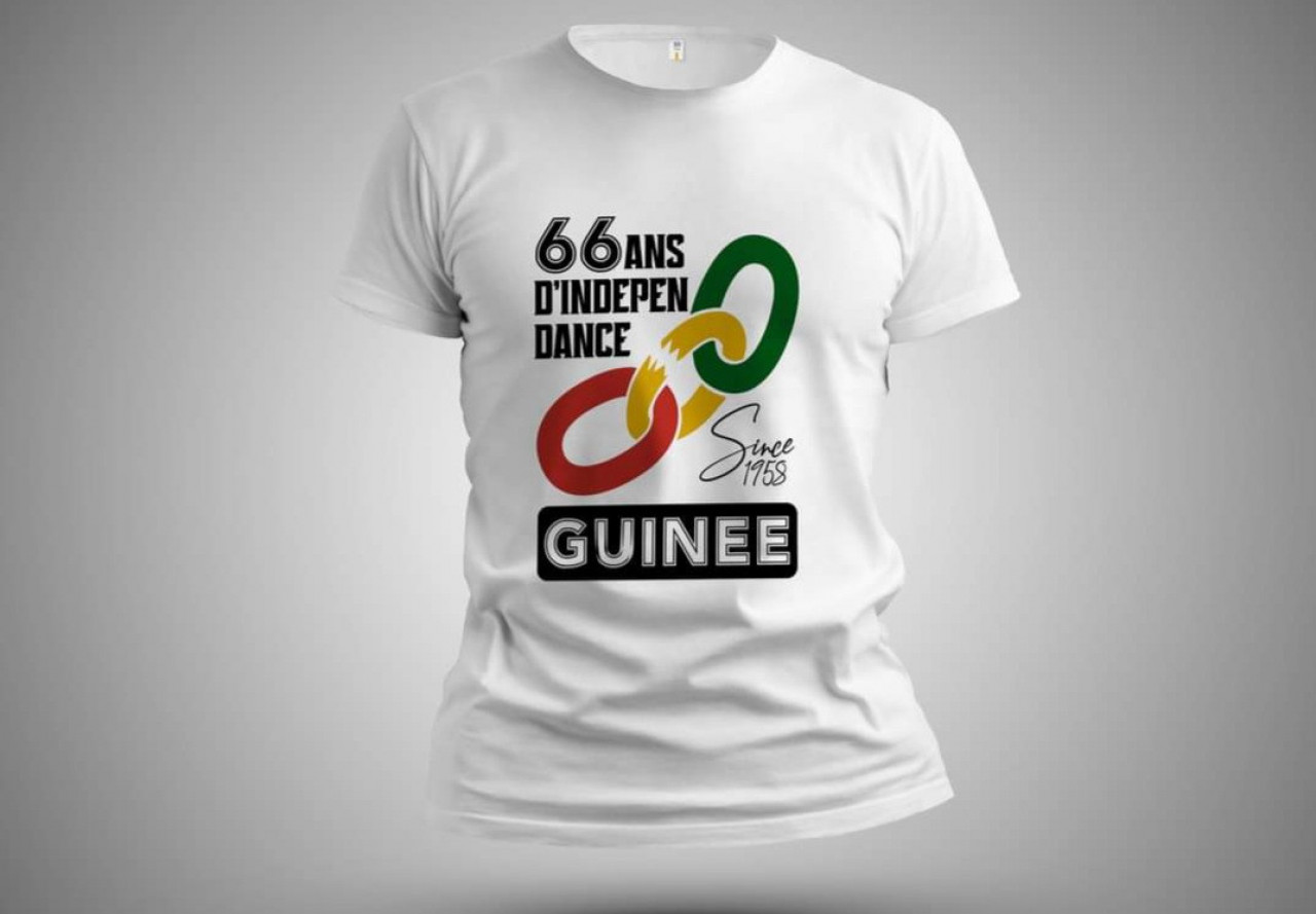 T-shirt d'indépendance de guinée, Autre pour la Mode, Conakry