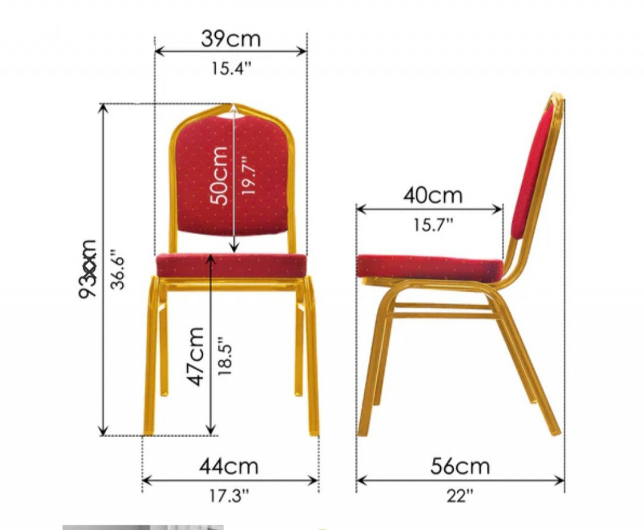 Chaise banquet, Tables - Chaises, Conakry