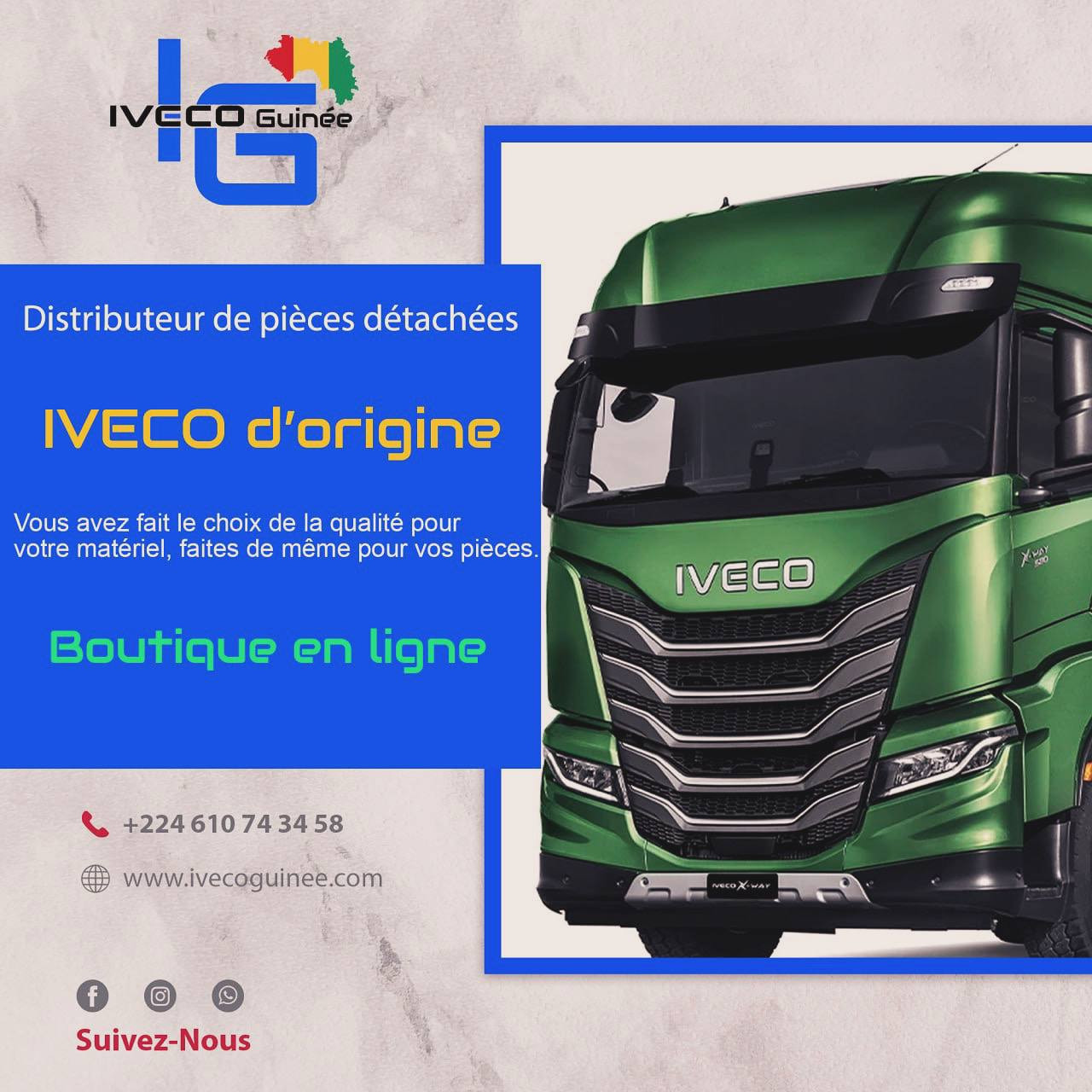 Pièces détachées Camions IVECO & ASTRA, Réparation de Véhicules, Conakry