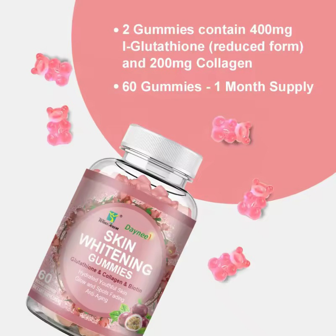 L-Glutathione Collagen Gummies, Pharmacie - Suppléments, Conakry