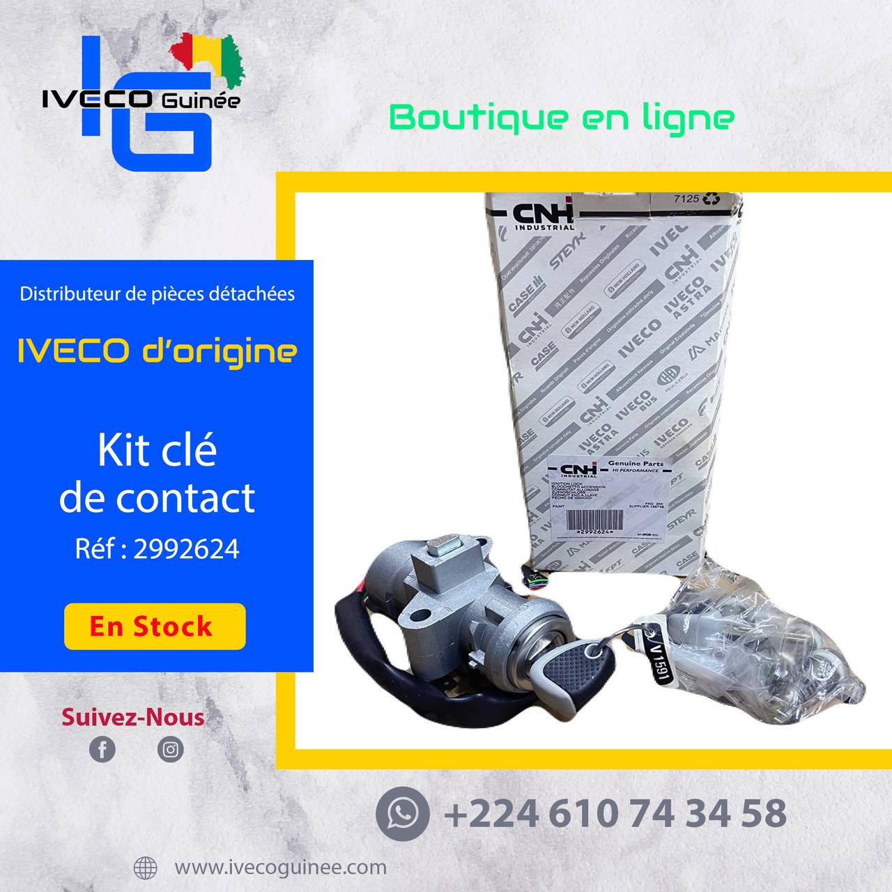 Pièces détachées 100% d'origine IVECO, Pièces détachées, Conakry