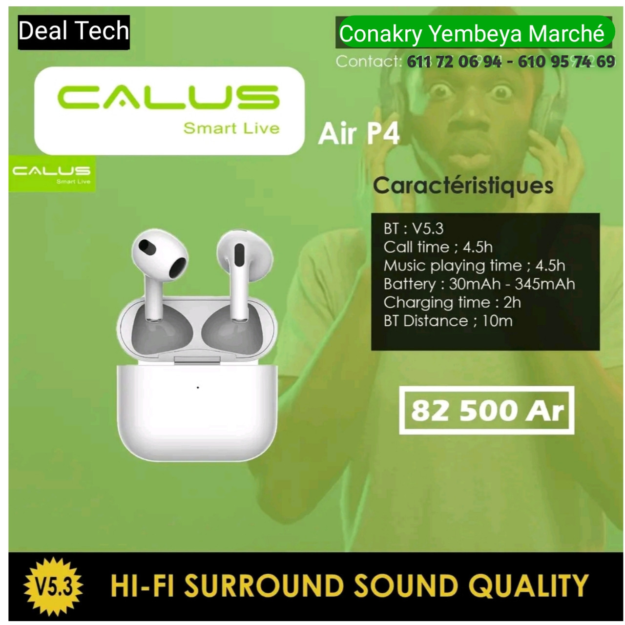 Air pods, TV - Audio - Vidéo, Conakry